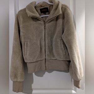 Teddy bomber jacket Size L
